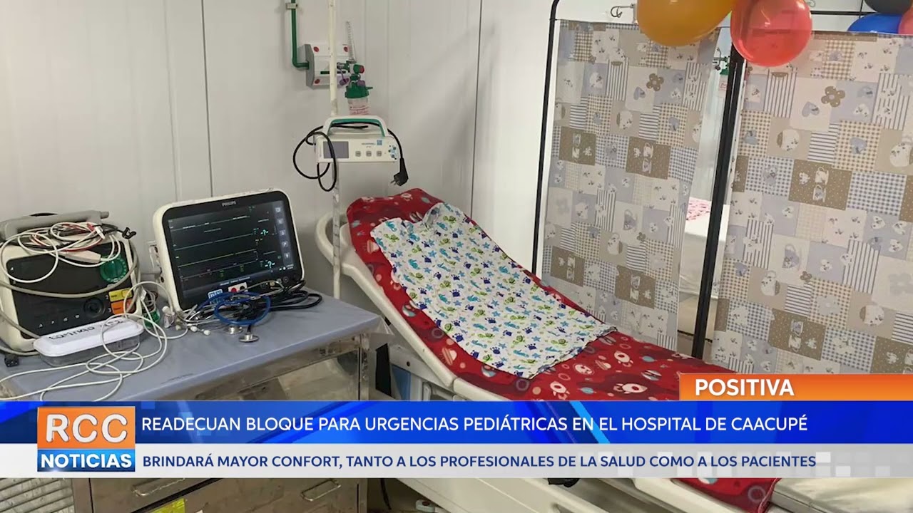 Readecuan bloque para urgencias pediátricas en el Hospital Regional de Caacupé