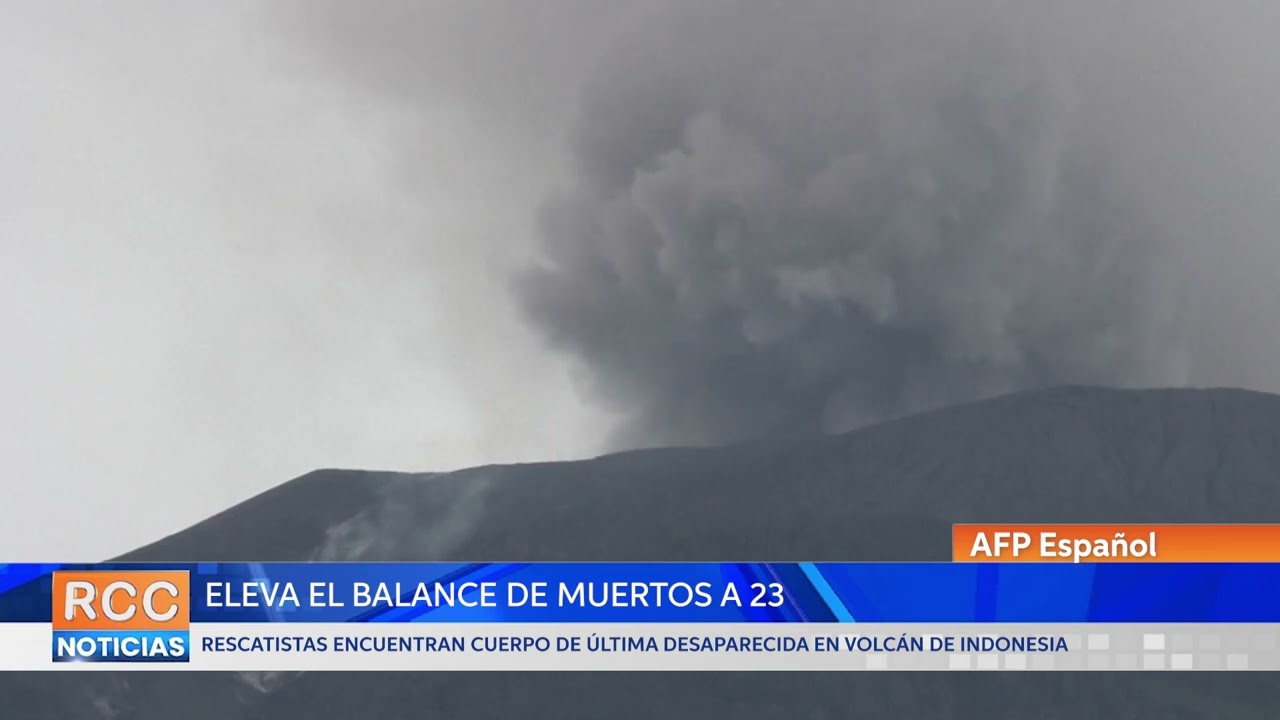 Rescatistas encuentran cuerpo de última desaparecida en volcán de Indonesia | AFP