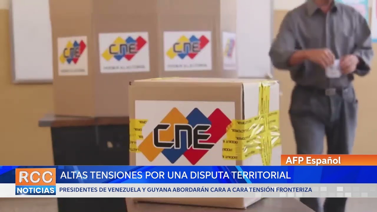 Presidentes de Venezuela y Guyana abordarán cara a cara tensión fronteriza