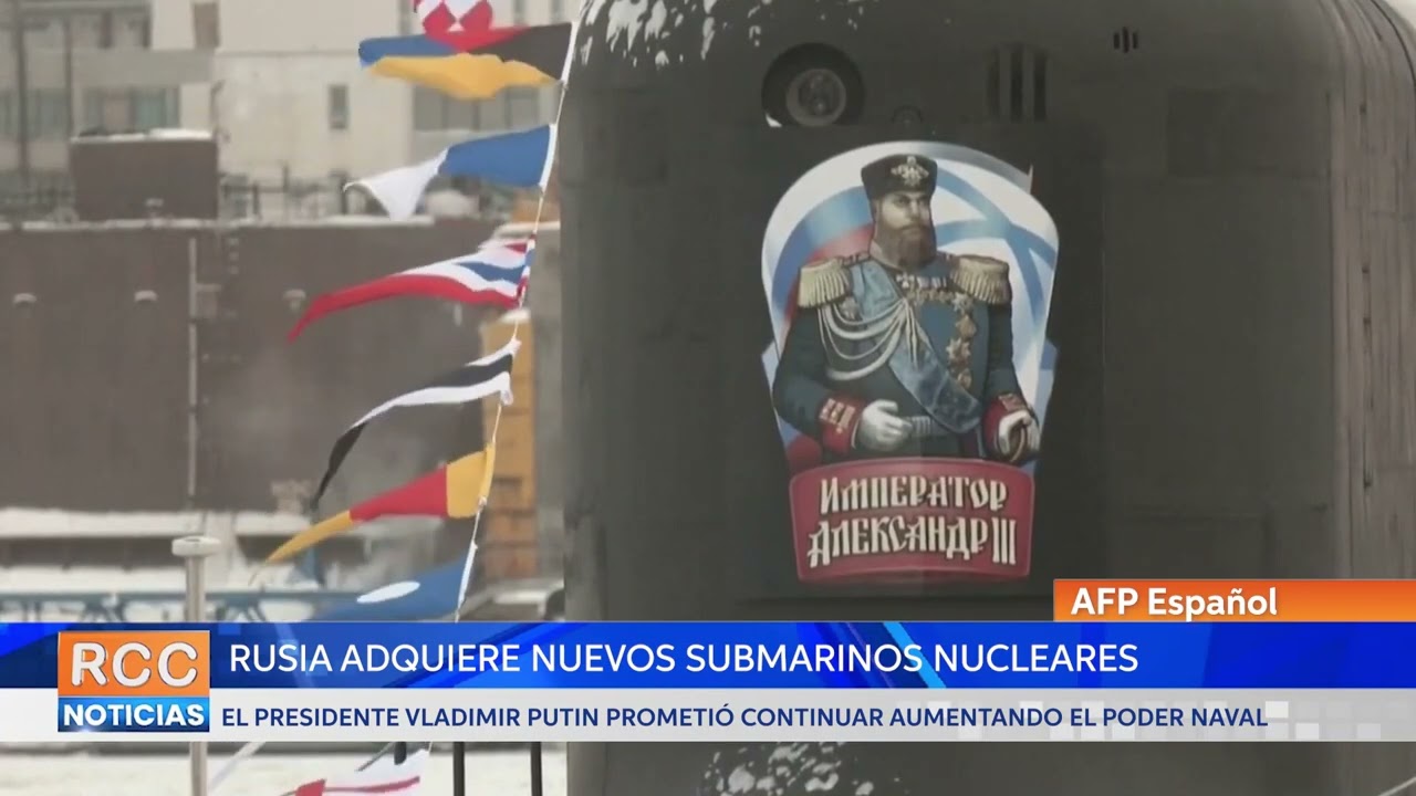 Rusia incorpora dos nuevos submarinos nucleares a su flota