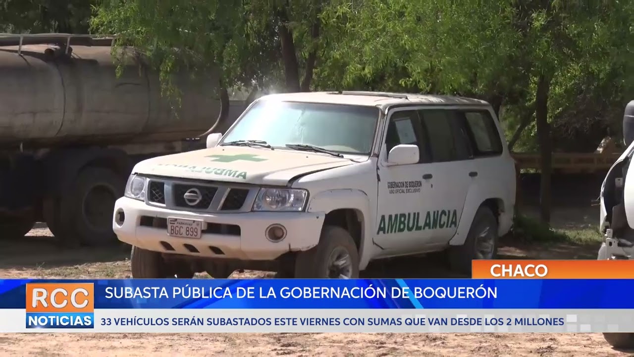 Vehiculos desde dos millones de guaraníes podrán ser adquiridos en la Gobernación de Boquerón