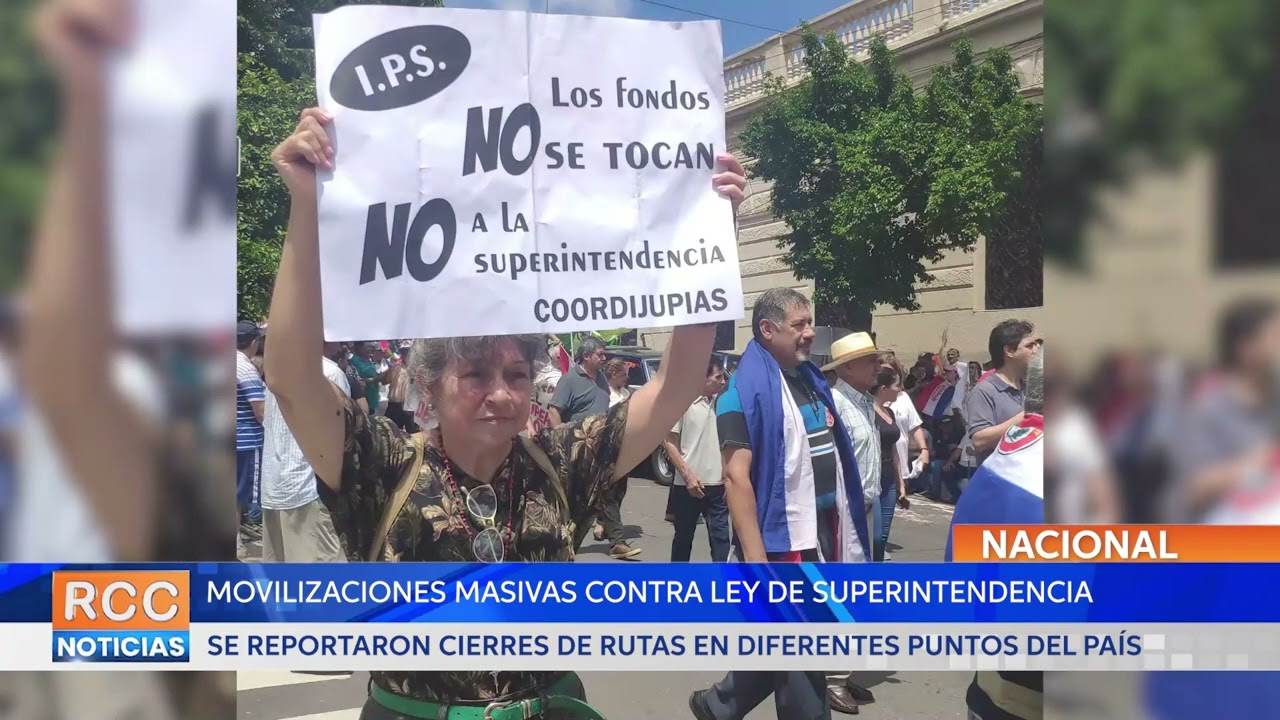 Superintendencia de Jubilaciones: Masivas movilizaciones en todo el país