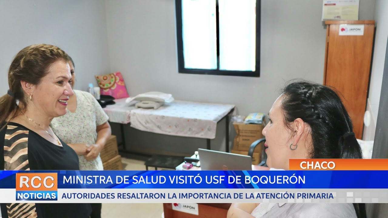 Ministra de Salud recorrió unidades de salud de la familia en Boquerón