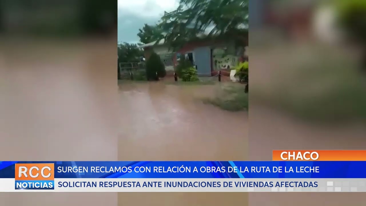 Reclaman afectación a viviendas debido a los trabajos de la Ruta de la Leche