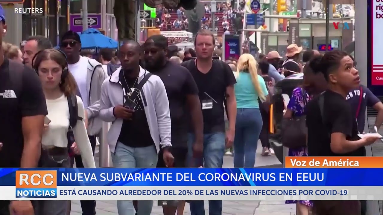 Nueva variante del coronavirus se propaga rápidamente en EEUU