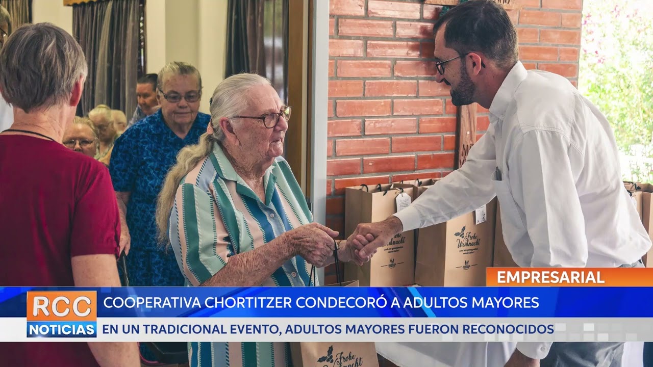 Cooperativa Chortitzer condecoró a adultos mayores de la Colonia Menno por la Navidad