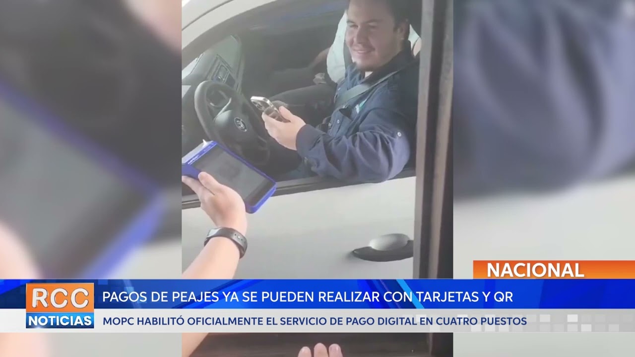 Habilitan oficialmente el pago de peajes con QR y tarjetas en cuatro puestos
