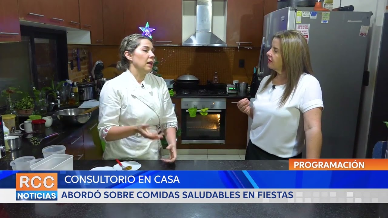 Éxito del programa especial de Consultorio en Casa sobre comidas saludables en fiestas