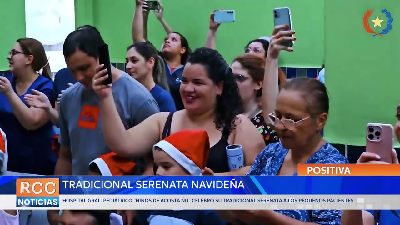 Tradicional serenata navideña llegó al Hospital General Pediátrico «Niños de Acosta Ñu»