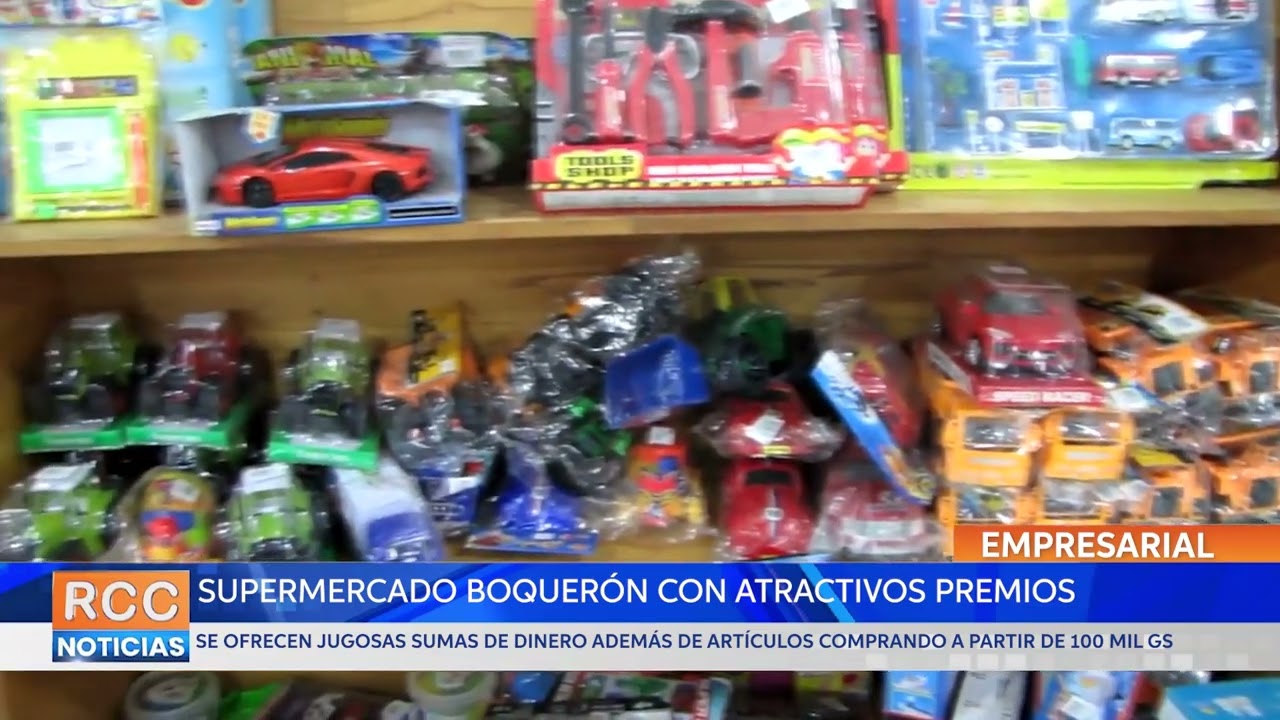 Cuantiosos y atractivas premios en sorteo de fin de año del Supermercado Boquerón