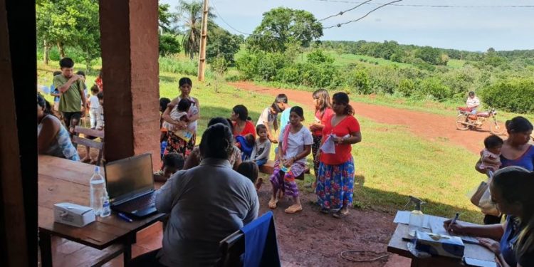 Salud Pública realizó de jornada tamización de tuberculosis en comunidades indígenas de Itapúa