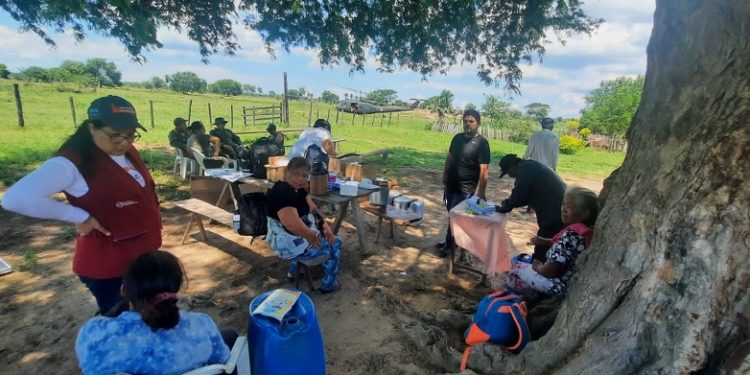 Salud Pública llevó asistencia a comunidad indígena Colonia 96