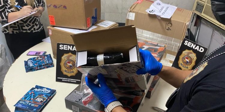 Interceptan juguetes provenientes de Estados Unidos que contenían estupefacientes