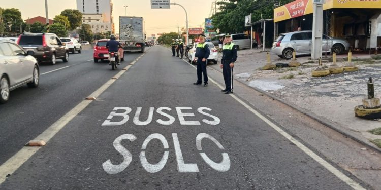 Carril Único en la exruta Transchaco ya está habilitado Carril Único en la exruta Transchaco ya está habilitado