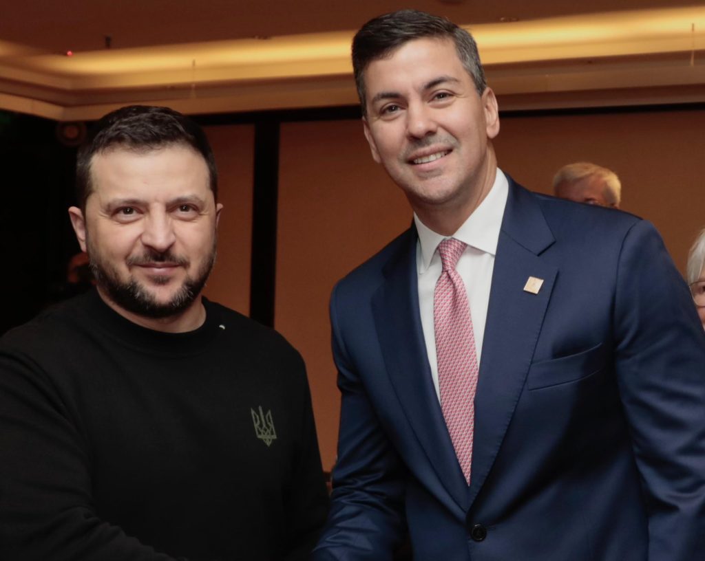 Paraguay reafirmó su compromiso con la paz y la soberanía, tras encuentro con Zelenski