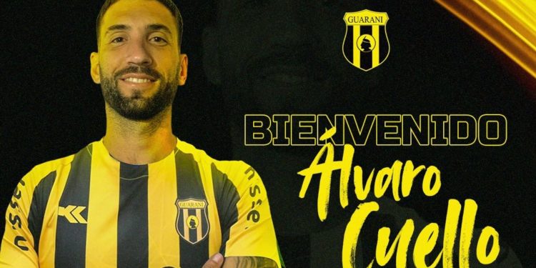 ¡Quinto refuerzo a la vista! Guaraní presentó a Álvaro Cuello