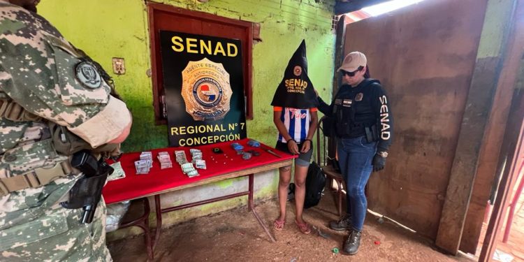 Desarticulan punto de distribución de drogas en Concepción Desarticulan punto de distribución de drogas en Concepción