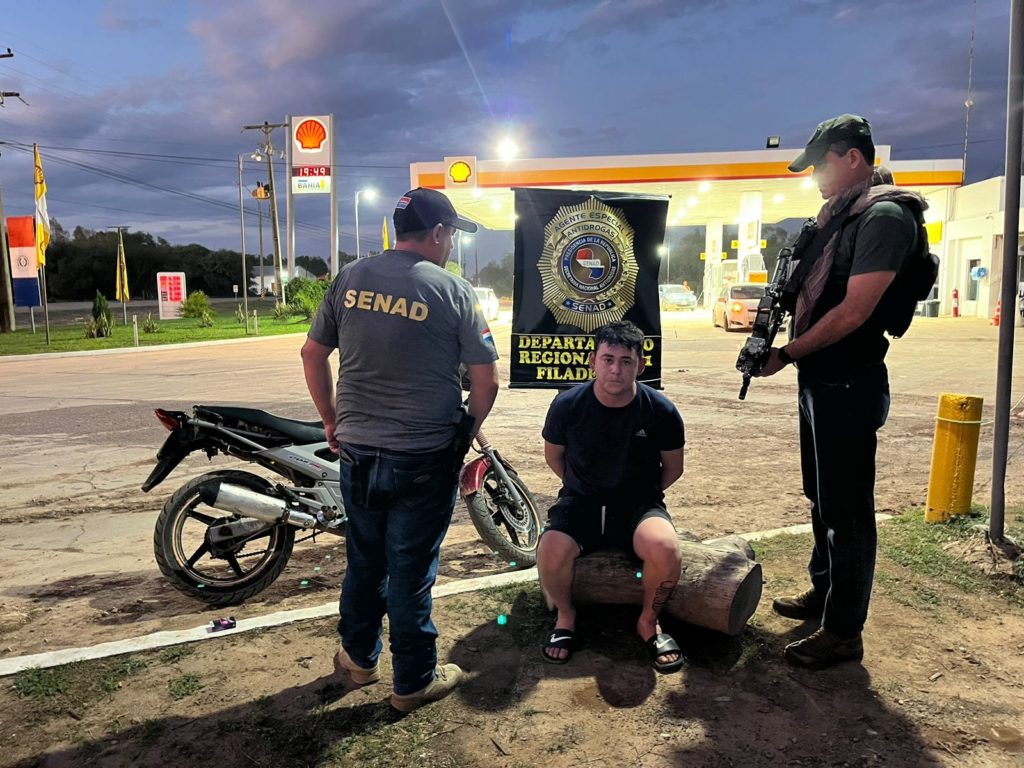 Capturan a delivery de cocaína en la ciudad Filadelfia