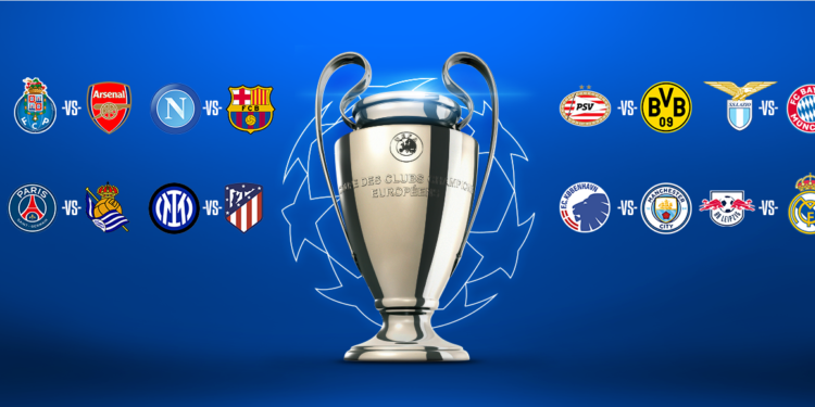 Cruces definidos: Se conocen los enfrentamientos de octavos de la Champions League