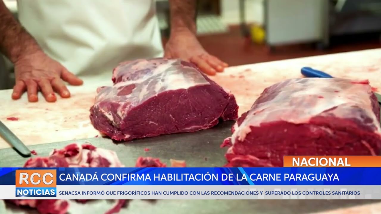 Carne paraguaya cuenta con habilitación canadiense, informó Senacsa