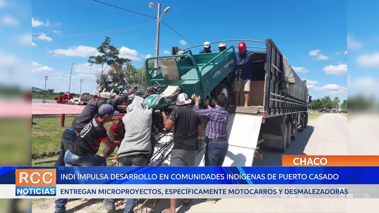 INDI impulsa desarrollo en comunidades indígenas de Puerto Casado