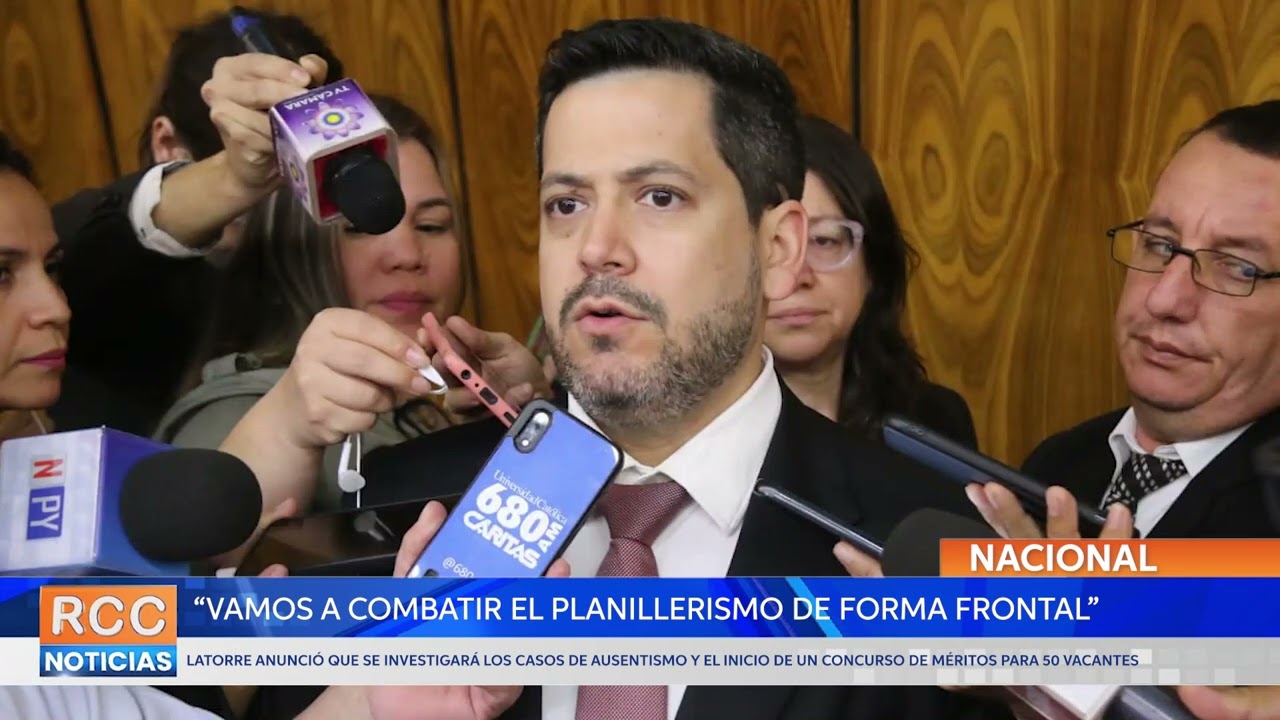 Raúl Latorre anuncia concurso de méritos y combate frontal al planillerismo