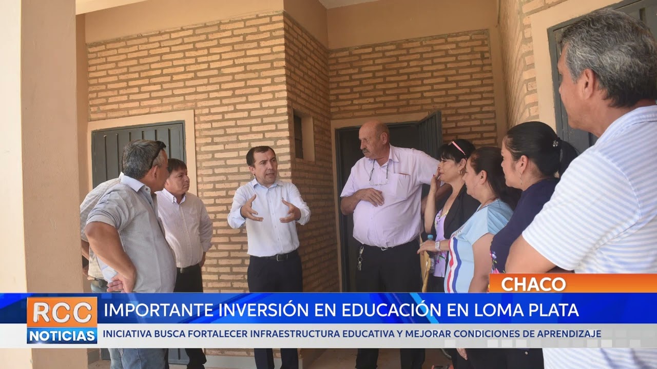 Importante inversión en educación en Loma Plata