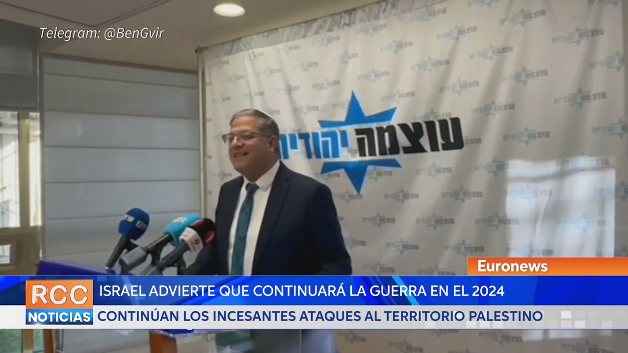 Israel advierte que la guerra continuará “a lo largo” de 2024
