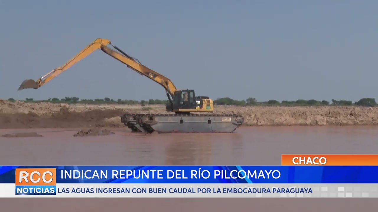 Río Pilcomayo ingresa desde anoche con buen caudal por la embocadura