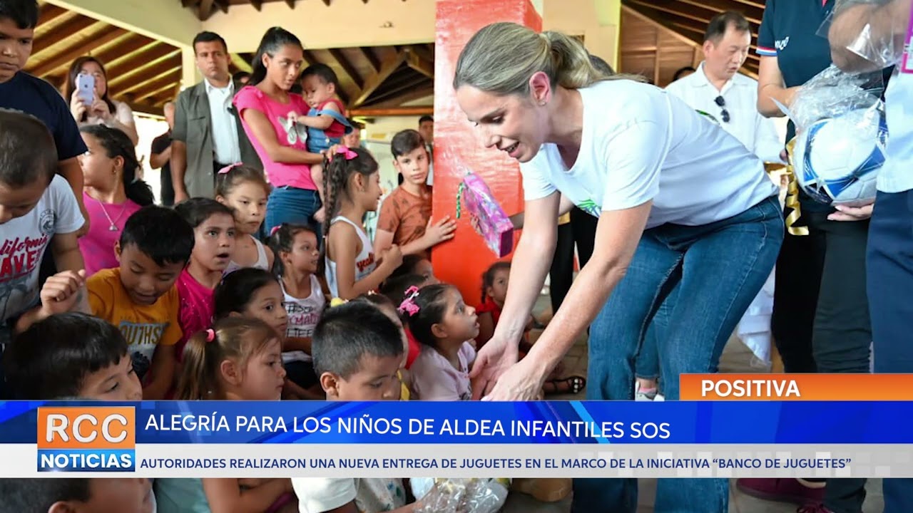 Banco de Juguetes entregó juguetes a los niños de Aldeas Infantiles SOS