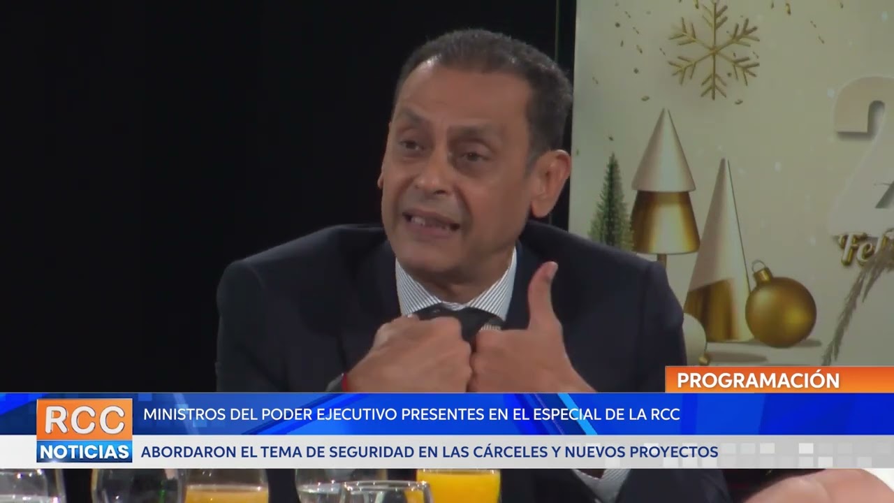 Ministros del Poder Ejecutivo estuvieron presentes en el especial de “Año Nuevo” de la RCC