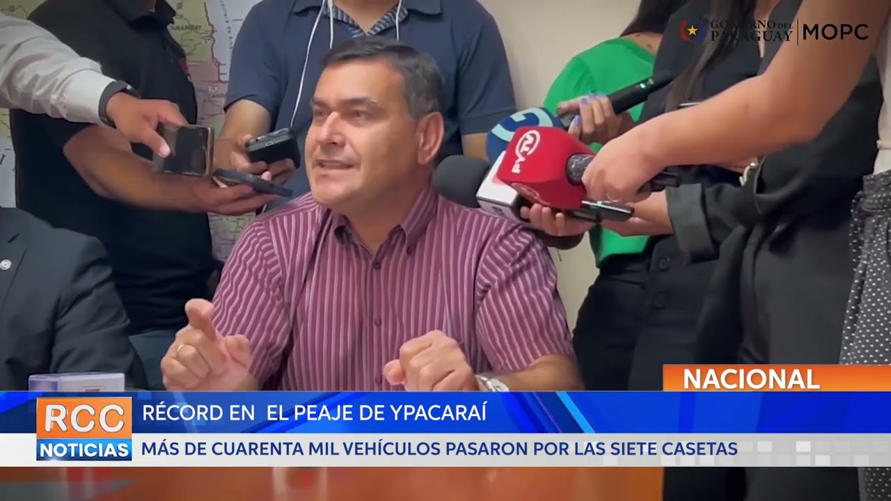 Presentaron récord en el peaje de Ypacaraí en los últimos días