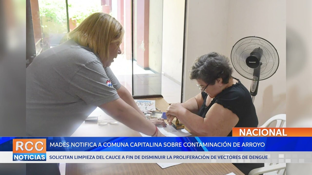 MADES notifica contaminación y solicita a la Municipalidad de Asunción la limpieza de arroyo