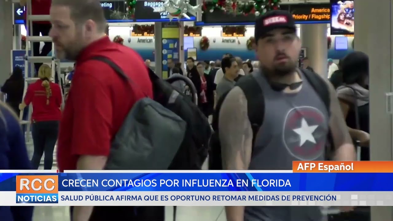Advierten sobre incremento de contagios de influenza en Florida