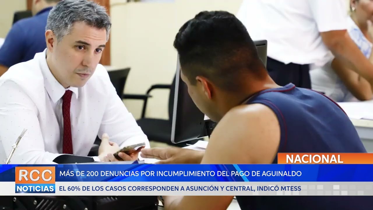 Ministerio de Trabajo recibió más de 200 denuncias por falta de pago de aguinaldo