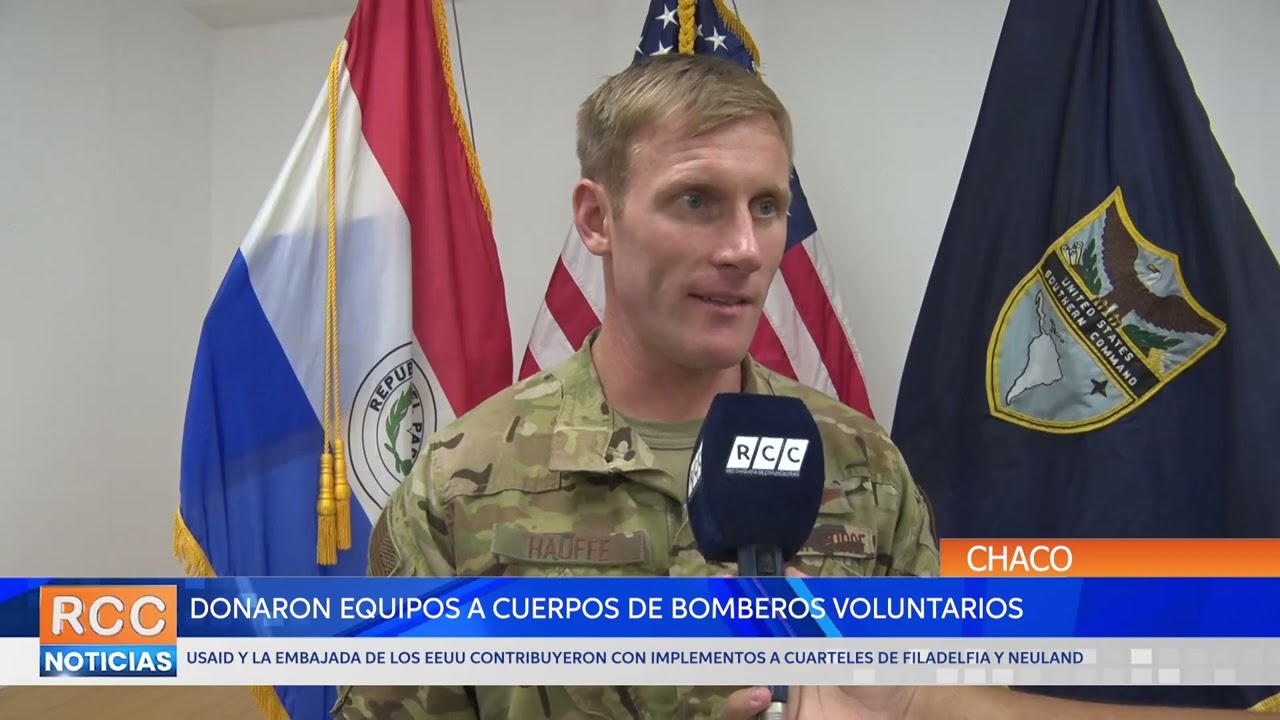 Donaron equipos a cuerpos de bomberos voluntarios de Filadelfia y Neuland