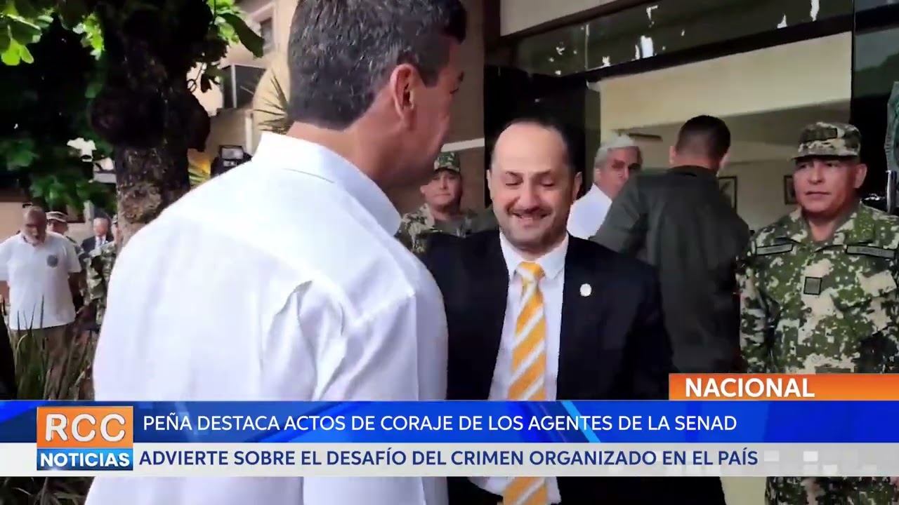 Presidente destaca actos de coraje de los agentes de la SENAD y el desafío del crimen organizado