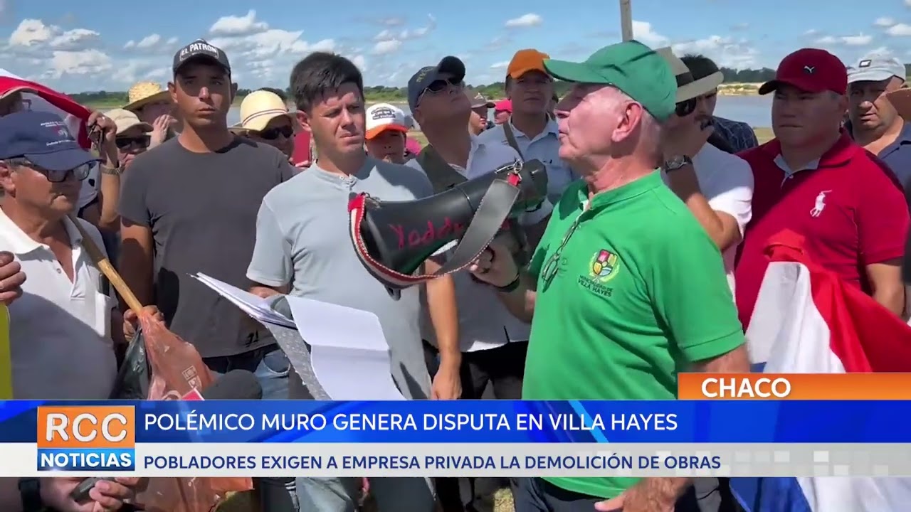 Villahayenses siguen en disputa con empresa privada tras la construcción de un muro en Remansito