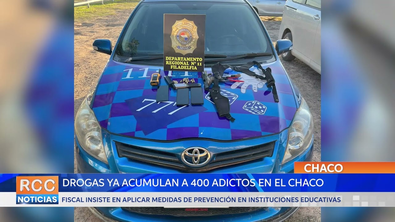 Fiscal antidrogas sostiene que las drogas ya acumulan 400 adictos e insiste en medidas de prevención