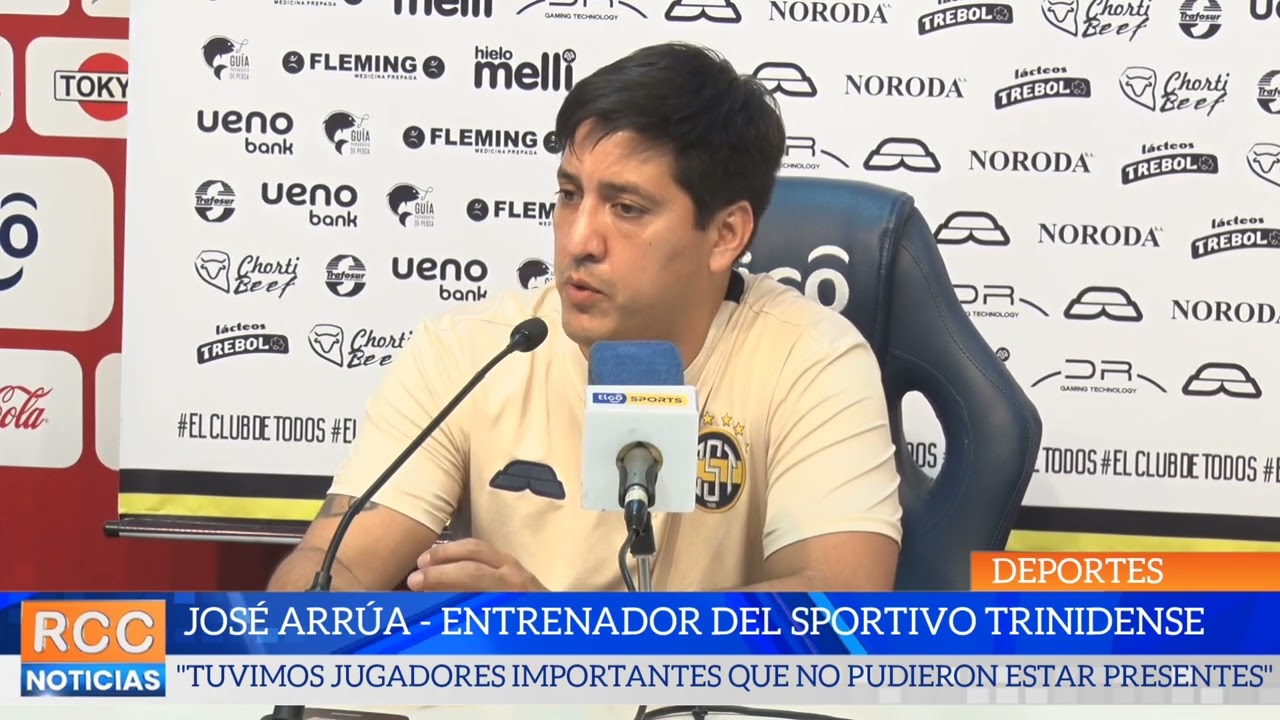 Cerro Porteño vs. Sportivo Trinidense: Conferencia de prensa del entrenador José Arrúa