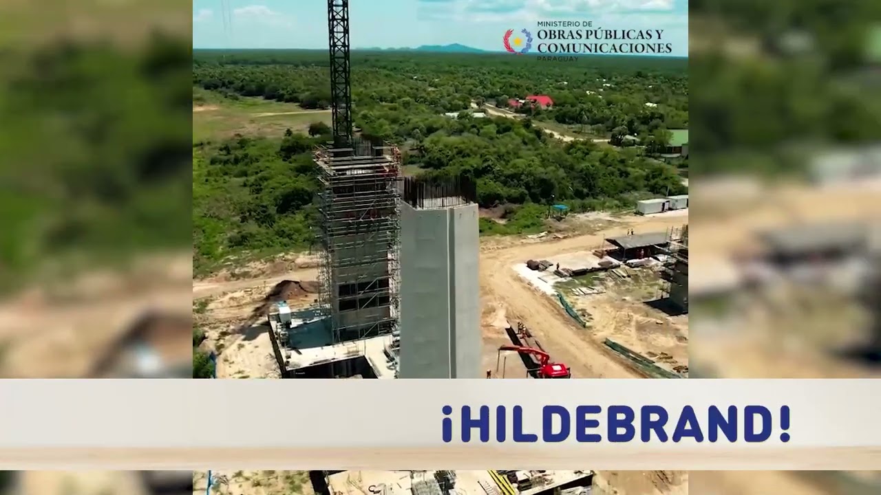 Puente de la Bioceánica tiene 43,6% de ejecución en ambas márgenes del río Paraguay