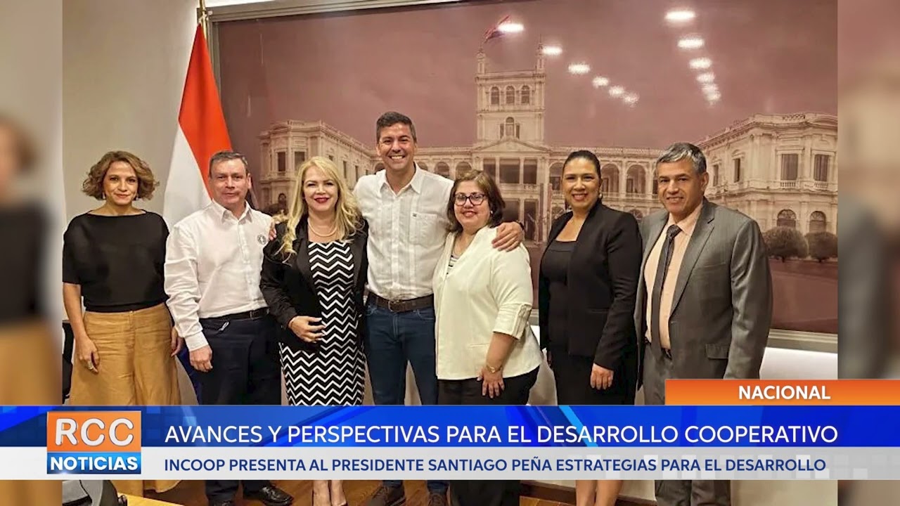 INCOOP presenta estrategias para el desarrollo cooperativo en reunión con el Pdte. Santiago Peña
