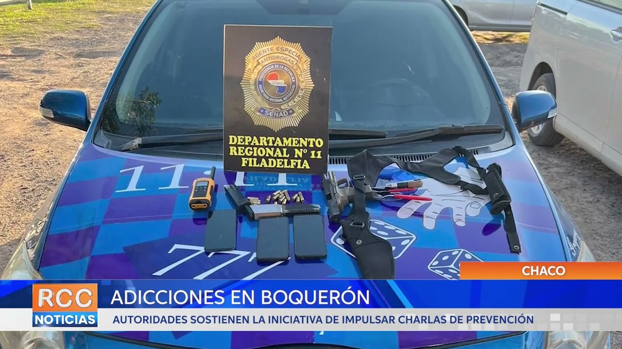 Ante el crecimiento de adictos a las drogas en Boquerón, planean reforzar charlas de prevención