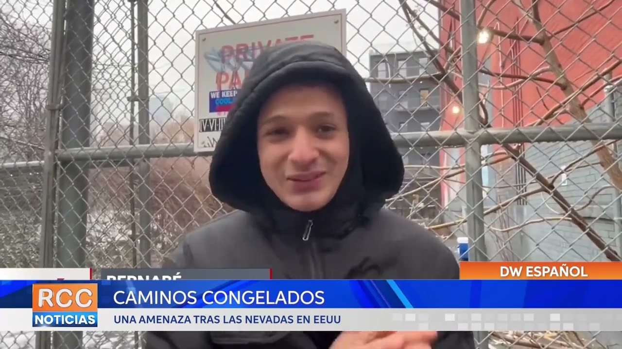 Caminos congelados, una amenaza tras las nevadas en EEUU
