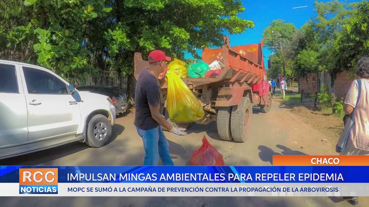 MOPC se sumó a una Minga Ambiental en Villa Hayes