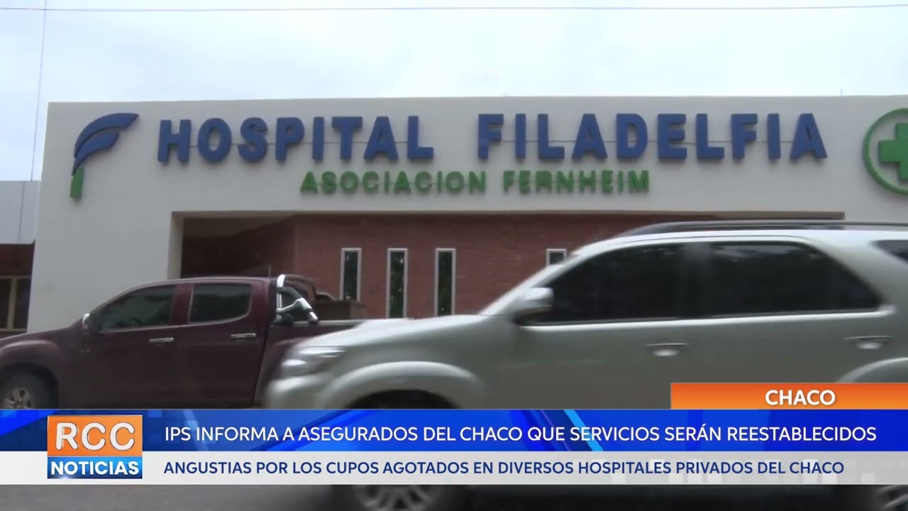 IPS informa a asegurados del Chaco que servicios serán reestablecidos en las próximas horas