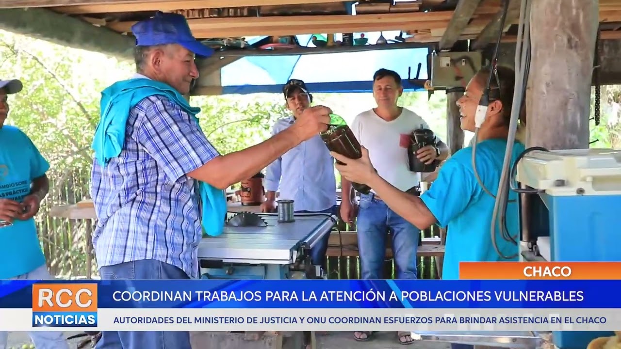 Coordinan trabajos para la atención a poblaciones vulnerables en Chaco Paraguayo