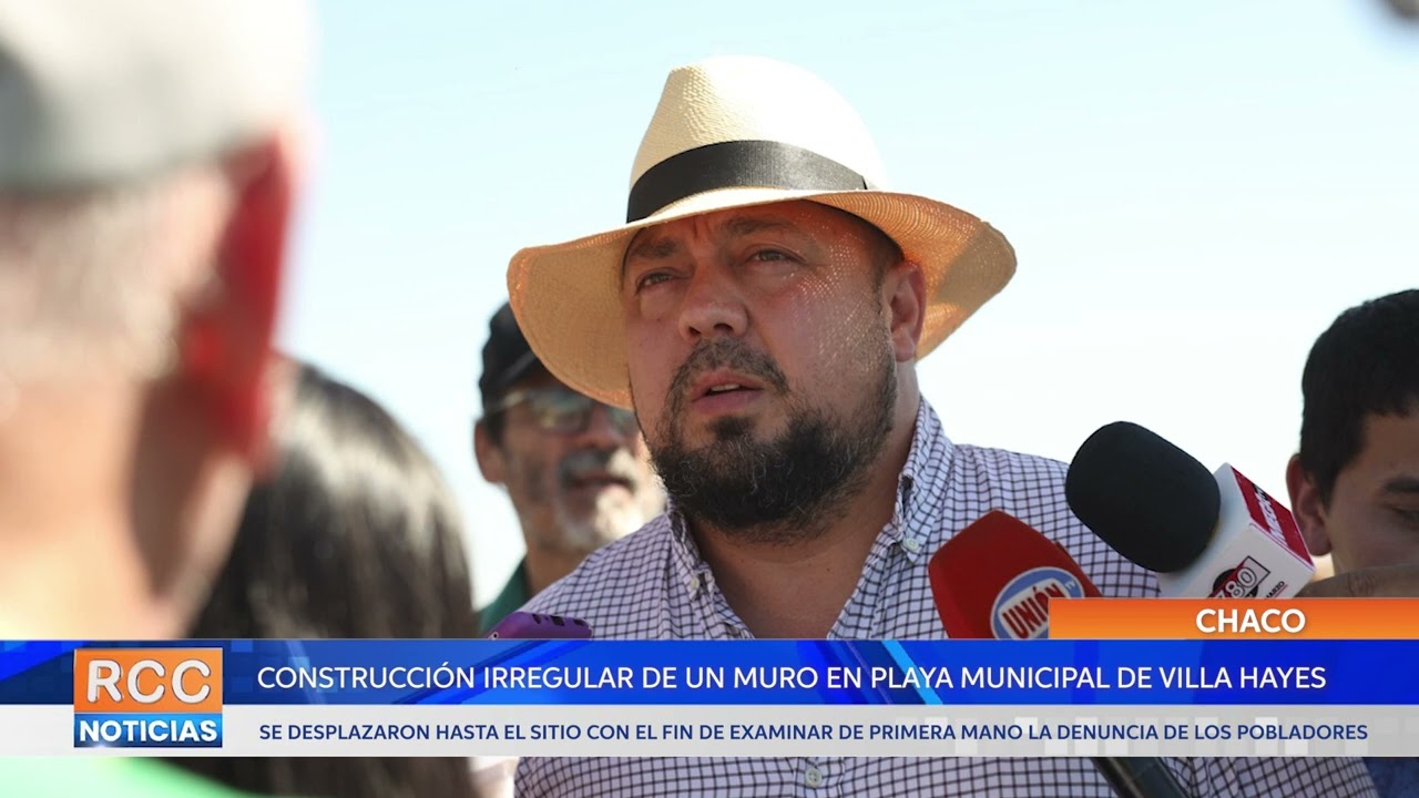 Legisladores verifican construcción irregular en playa Municipal de Villa Hayes