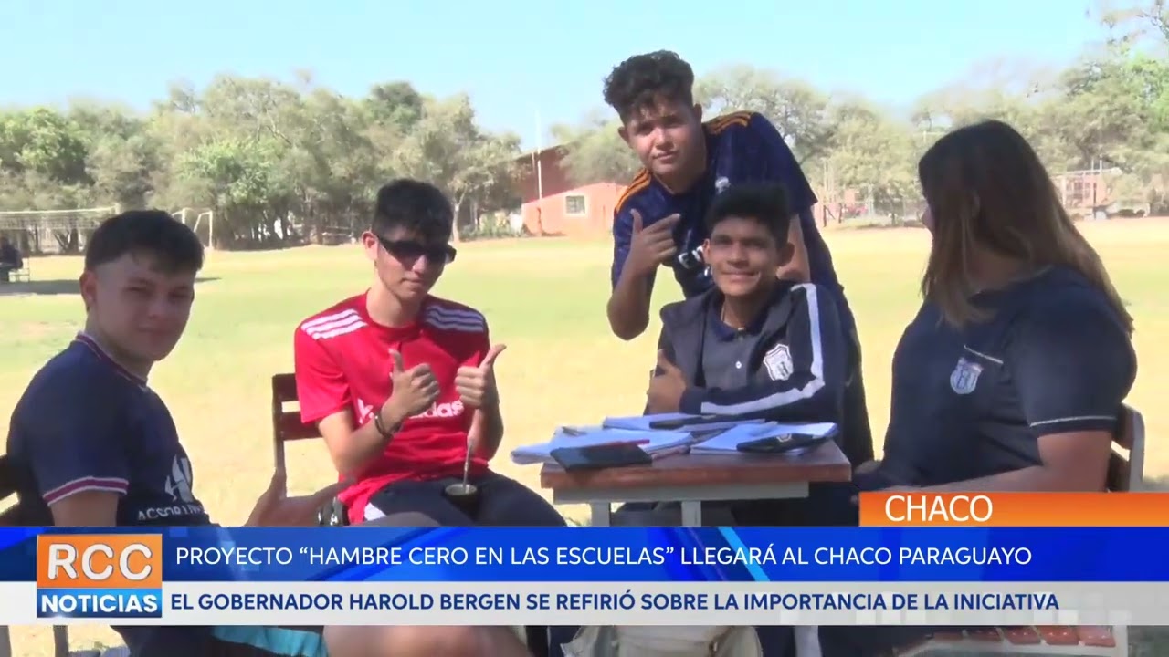 Proyecto de ley “Hambre Cero en las Escuelas” beneficiará al sector educativo del Chaco Paraguayo