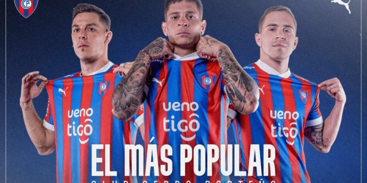 Cerro Porteño reveló la nueva camiseta de “La Mitad Más Uno” para el 2024